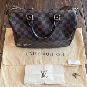 Louis Vuitton Speedy 30 Damier Ebene